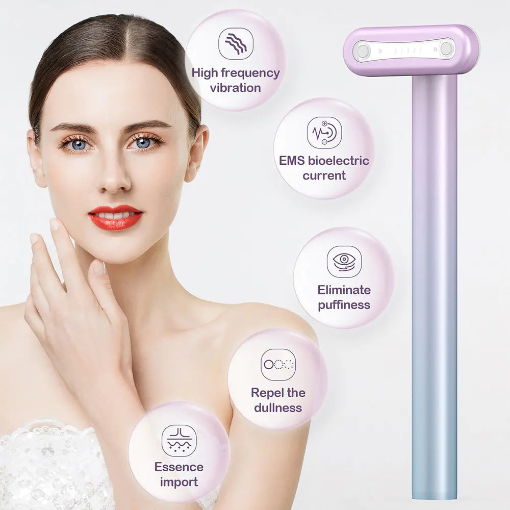 RadianceRestore - Face Massage Red Light Therapy Wand